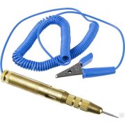 Пробник ЗУБР ЭКСПЕРТ для автопроводки, латунный, провод 150см, 6-24В, 115 мм