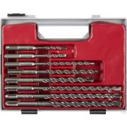 Бур ЗУБР Набор буров SDS-plus 8 шт 5 х 110, 6 х 110, 6 х 160, 8 х 160, 10 х 160, 8 х 210, 10 х 210, 12 х 210 мм