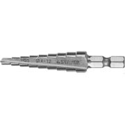 Сверло ступенчатое 4-12 мм, 9 ступеней, STAYER