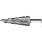 Сверло ступенчатое 6-20 мм, 8 ступеней, STAYER