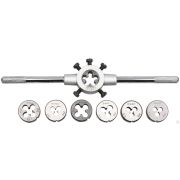 Набор плашек на карточке, сталь 9ХС ЗУБР 8 предметов