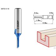 Фреза пазовая прямая ЗУБР 3x10 мм, хвостовик 8 мм