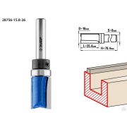 Фреза пазовая прямая с верхним подшипником ЗУБР 158x25,4 мм, хвостовик 8 мм