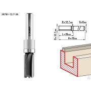 Фреза пазовая прямая с верхним подшипником ЗУБР 127x26 мм, хвостовик 8 мм
