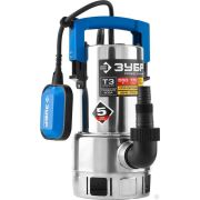 Дренажный насос для грязной воды ЗУБР, корпус - нерж сталь, 550 Вт, Профессионал