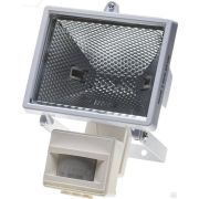 Прожектор галогеновый СВЕТОЗАР с датчиком движения, цвет белый, 500Вт