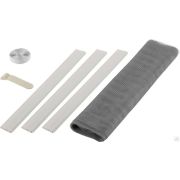 Сетка STAYER COMFORT противомоскитная для двери, с крепежной лентой и грузиками, ПЭТ, серая, 1,0 х 2,2 м