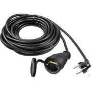 Силовой удлинитель-шнур ЗУБР ПВС 3х15 10 м 3500Вт IP44, ПВС 315-Ш, Профессионал