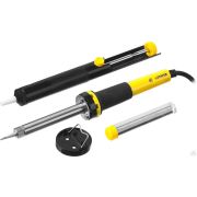 Набор для паяльных работ STAYER 40Вт с 2К рукояткой, конус, оловоотсос+подставка+припой, PROTerm