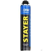 Пена монтажная с низким вторичным расширением, пистолетная, всесезонная, 750 мл, STAYER LOW EXPANSION