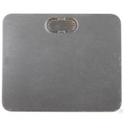 Выключатель СВЕТОЗАР ГАММА с подсветкой, одноклавишный, без вставки и рамки, цвет светло-серый металлик, 10A/~250B