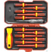 Набор STAYER PROFI Отвертки диэлектрические до 1000В, 13 предметов