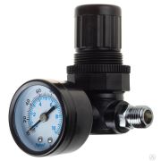 Манометр KRAFTOOL INDUSTRIE с регулятором подачи воздуха, 1/4, максимальное давление 10 атмосфер