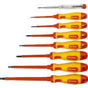 Набор высоковольтных отверток Х-Drive ELECTRO, SL 2,5, 4, 5,5, 6,5, PH № 0, 1, 2, пробник, до 1000В, KRAFTOOL