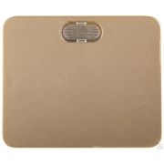 Выключатель СВЕТОЗАР ГАММА с подсветкой, одноклавишный, без вставки и рамки, цвет золотой металлик, 10A/~250B