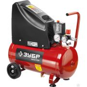 Компрессор воздушный безмасляный, 190 л/мин, 24 л, 1500 Вт, ЗУБР