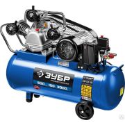 Компрессор ременной, 380 В, 530 л/мин, 100 л, 3000 Вт, ЗУБР