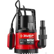 Дренажный насос ЗУБР с минимальным уровнем откачки, 550 Вт