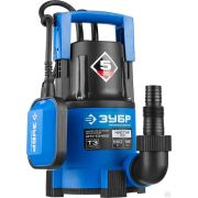 Дренажный насос ЗУБР с минимальным уровнем откачки, 550 Вт, Профессионал